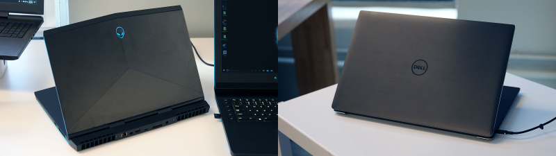 In addition to updated guts, Alienware and XPS systems are also getting optional black brushed aluminum lids.